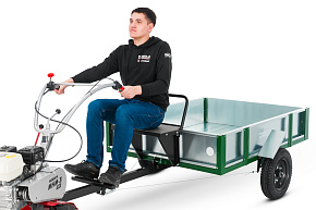 Прицеп для мотоблока Мобил К ТПМ-500 КОМФОРТ оцинкованный