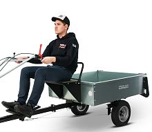 Прицеп для мотоблока МОБИЛ К ТПМ-500-1 ПРО оцинкованный в упаковке